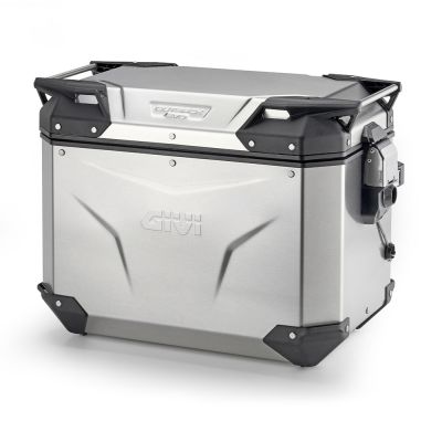 GIVI OBKEV48A TREKKER OUTBACK EVO SMART 48 Valigia laterale sinistra in alluminio naturale 48 litri