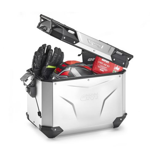Valigia Destra Givi Trekker Outback Evo Smart Anodised 48 litri