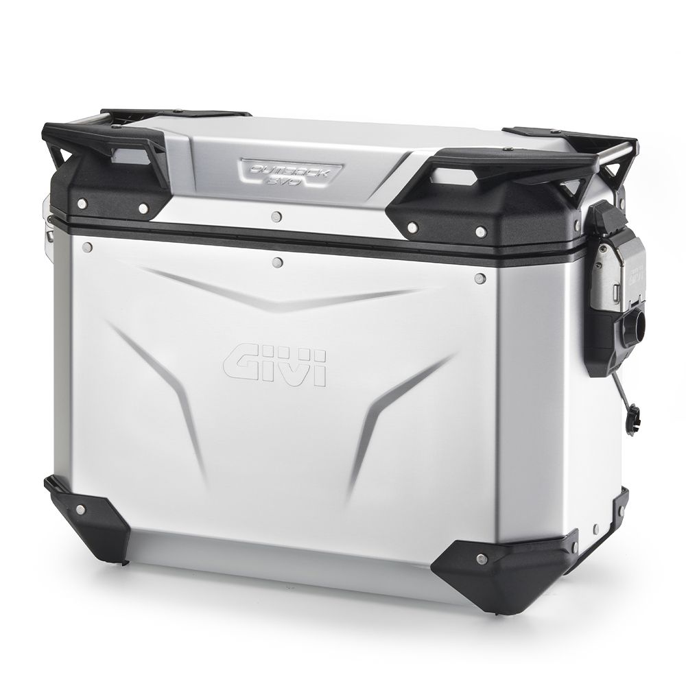 Valigia Sinistra Givi Trekker Outback Evo Smart Anodised 37 litri