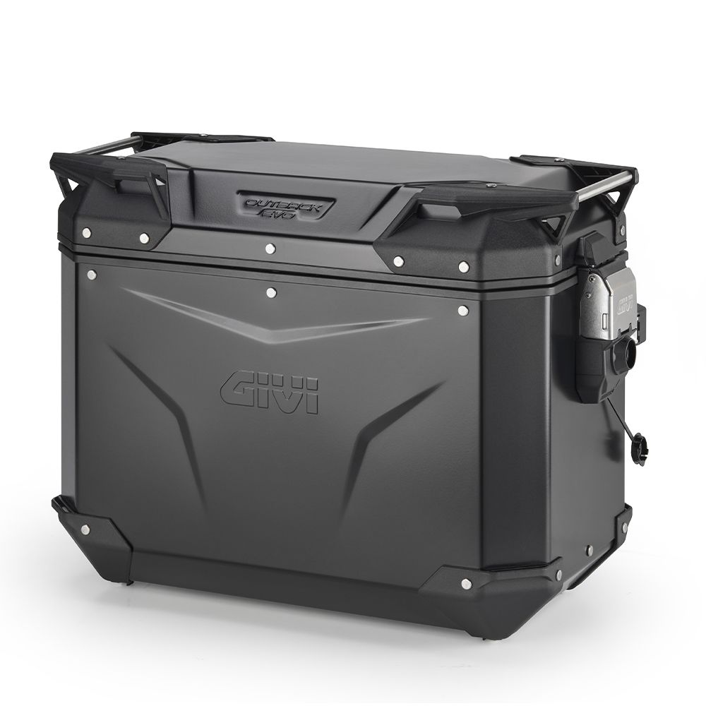 Valigia Sinistra Givi Trekker Outback Evo Smart Black Line 44 litri