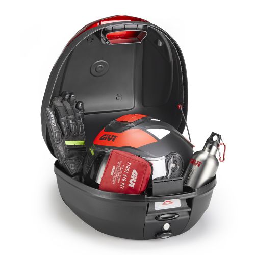 Bauletto GIVI E300N2B Monolock 30 Litri Nero Goffrato per Moto Scooter