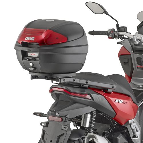 Bauletto GIVI E300N2B Monolock 30 Litri Nero Goffrato per Moto Scooter