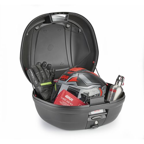 Bauletto GIVI E340NT2 Vision Tech Monolock Nero Catadiottri Argento 34 Litri