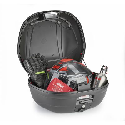 Bauletto GIVI E340NT2 Vision Tech Monolock Nero Catadiottri Argento 34 Litri