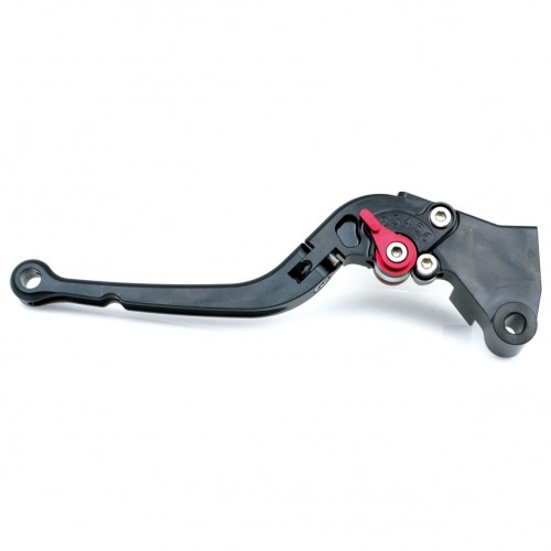 Leva Frizione sinistra Snodabile Regolabile CNC nera per KAWASAKI NINJA 250 R 2008 / 2012