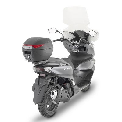 Bauletto Monolock GIVI C30 30 Litri Catadiottri Rossi