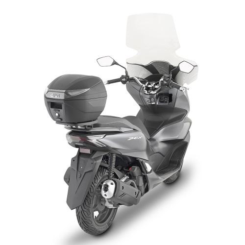 GIVI C30NT Bauletto posteriore nero 30 litri MONOLOCK catadiottri fumè con piastra e kit universale