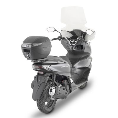 GIVI C30NT Bauletto posteriore nero 30 litri MONOLOCK catadiottri fumè con piastra e kit universale