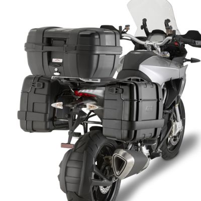 Coppia Valigie GIVI TRK33BPACK2 Trekker 33 Litri Monokey Black Line