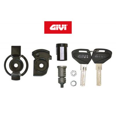 GIVI SECURITY LOCK Chiave con Boccola e Piastrine - Kit Serrature Stessa Chiave 1/2/3/5 Cilindri