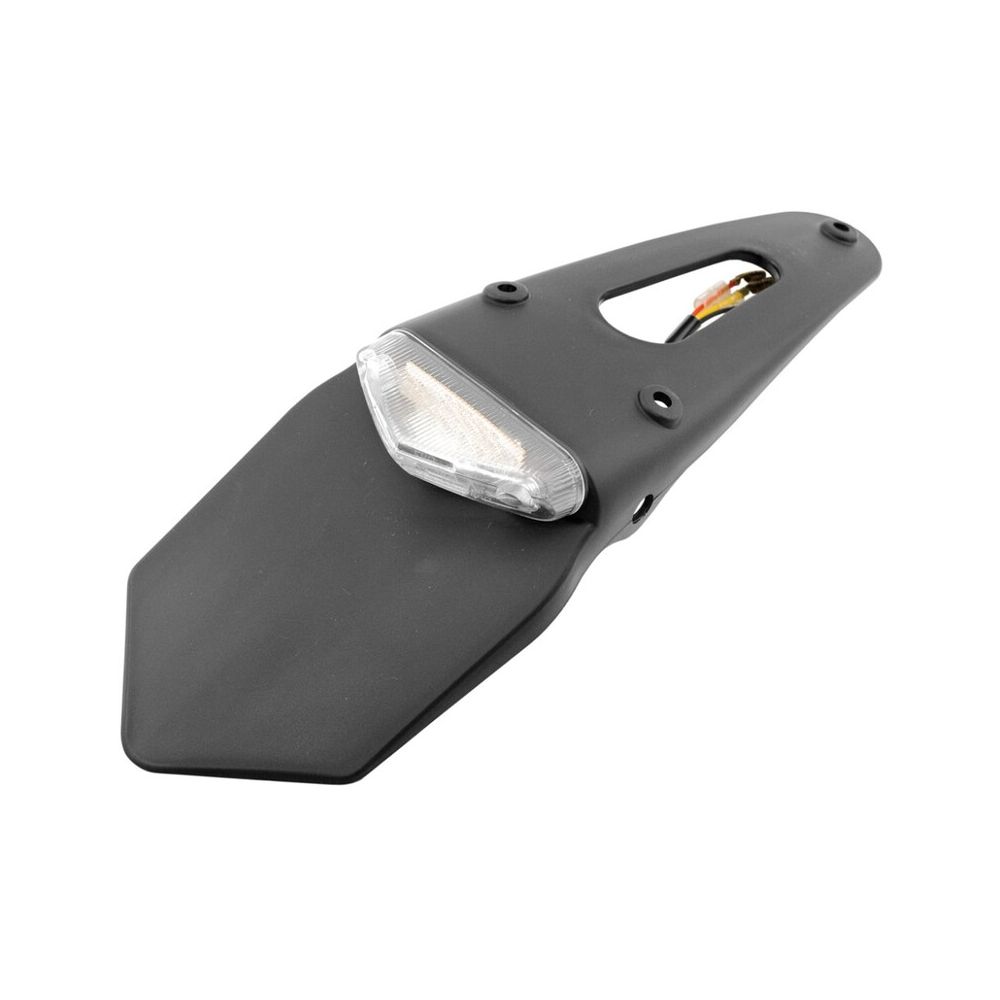 Portatarga universale per Moto Enduro con fanale trasparente