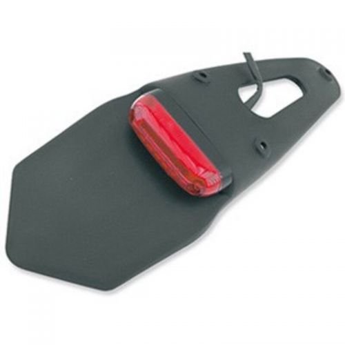 Portatarga universale per Moto Enduro con fanale rosso