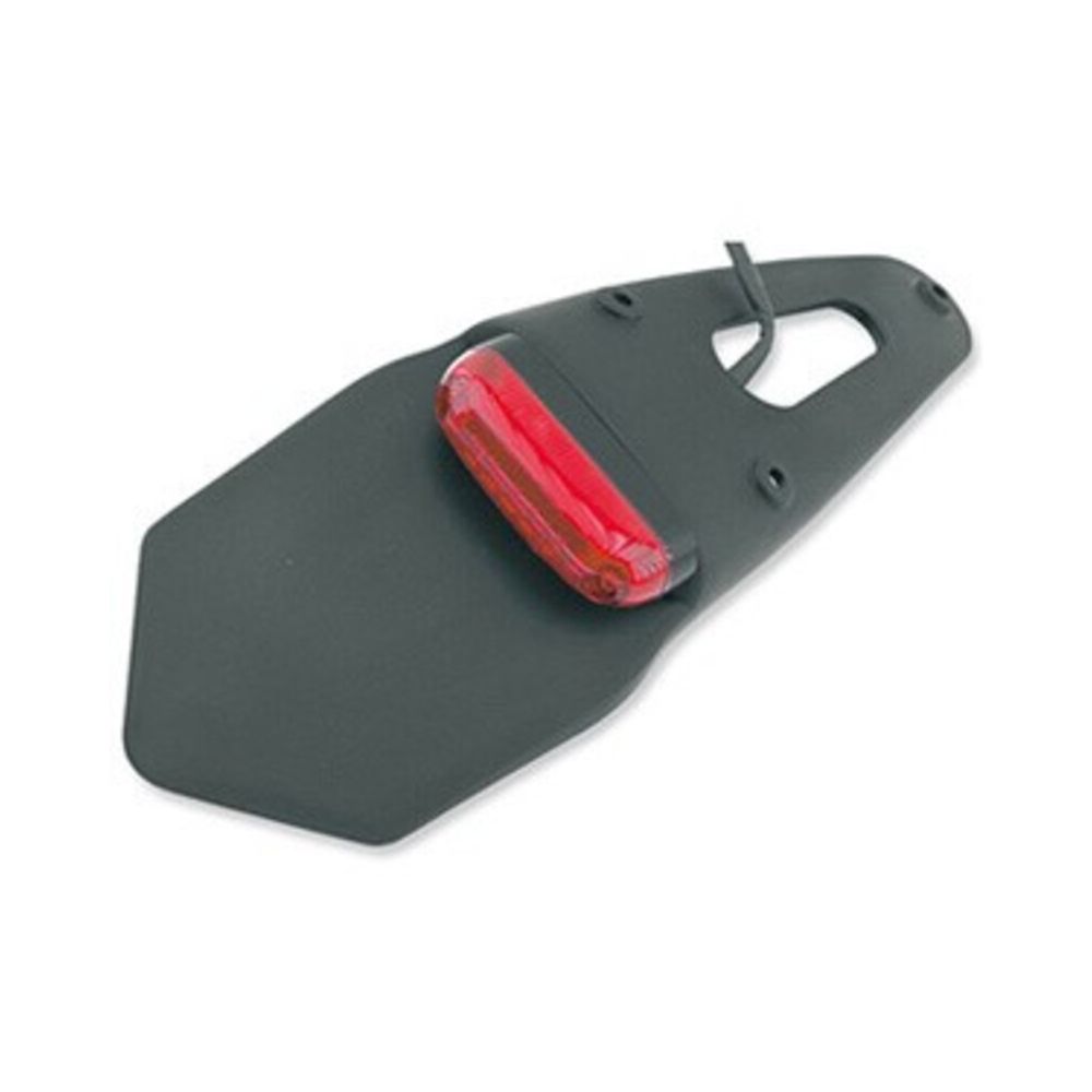 Portatarga universale per Moto Enduro con fanale rosso