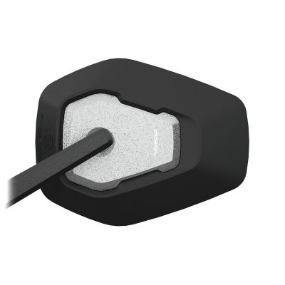 Coppia specchi retrovisori con inserto argento HIGHSIDER Esagano-RS