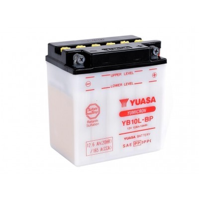 Yuasa Batteria Yumicron YB10L-BP 12 Volt 12,6 Ampere pre attivata sigillata