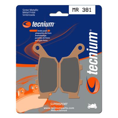 TECNIUM MR 381 coppia pastiglie freno posteriore sinterizzate
