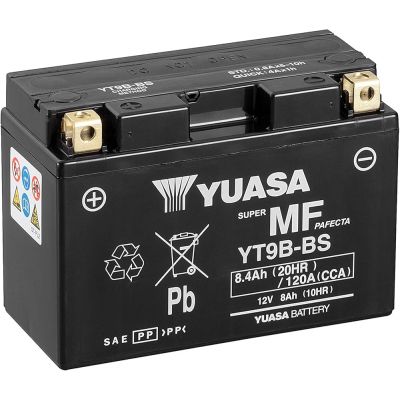 YUASA BATTERIA YT9B-BS 12 Volt 8,4 Ampere Senza manutenzione
