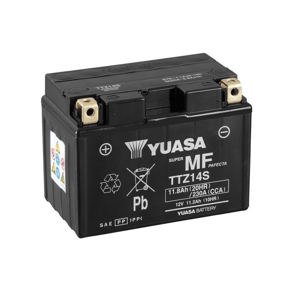 YUASA BATTERIA TTZ14S 12 Volt 11,8 Ampere Senza manutenzione