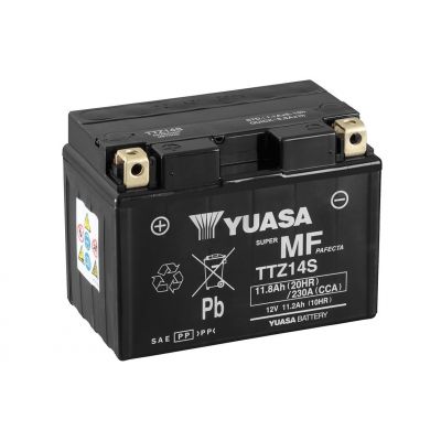 YUASA BATTERIA TTZ14S 12 Volt 11,8 Ampere Senza manutenzione