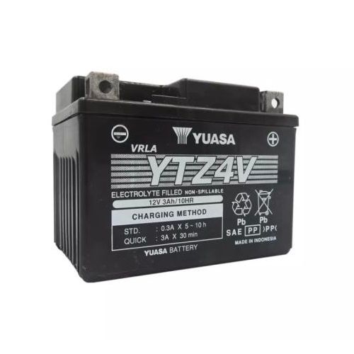 YUASA BATTERIA YTZ4V 12 Volt 3,2 Ampere Senza manutenzione