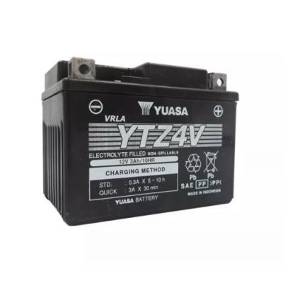 YUASA BATTERIA YTZ4V 12 Volt 3,2 Ampere Senza manutenzione