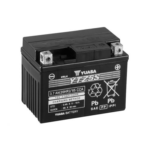 YUASA BATTERIA YTZ5S 12 Volt 3.7 Ampere Senza manutenzione