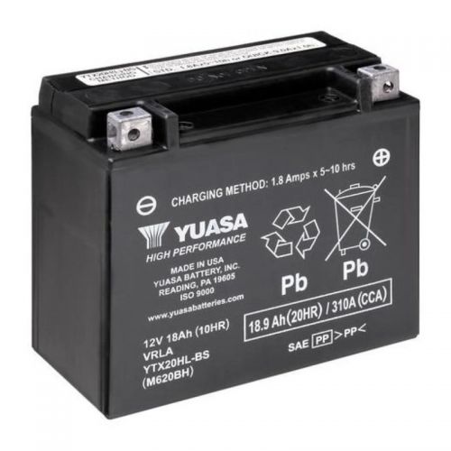 YUASA BATTERIA YTX20HL-BS 12 Volt 18.9 Ampere Senza manutenzione