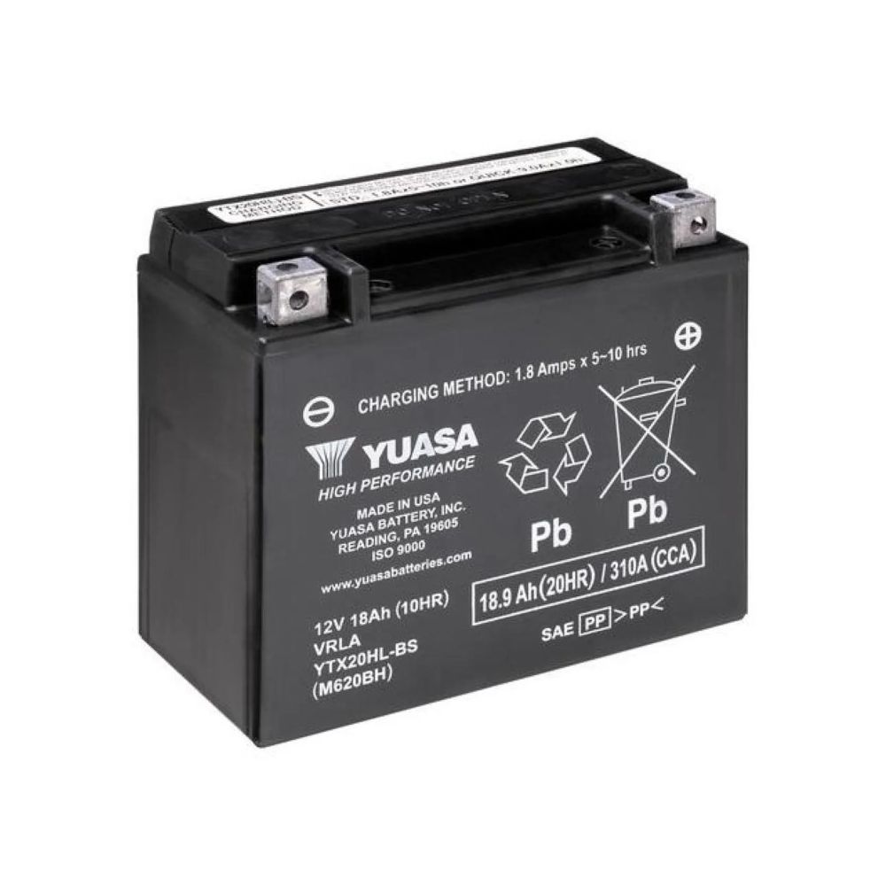 YUASA BATTERIA YTX20HL-BS 12 Volt 18.9 Ampere Senza manutenzione