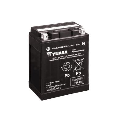 YUASA BATTERIA YTX14AH-BS 12 Volt 12.6 Ampere Senza manutenzione