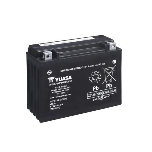 YUASA BATTERIA YTX24HL-BS 12 Volt 22.1 Ampere Senza manutenzione