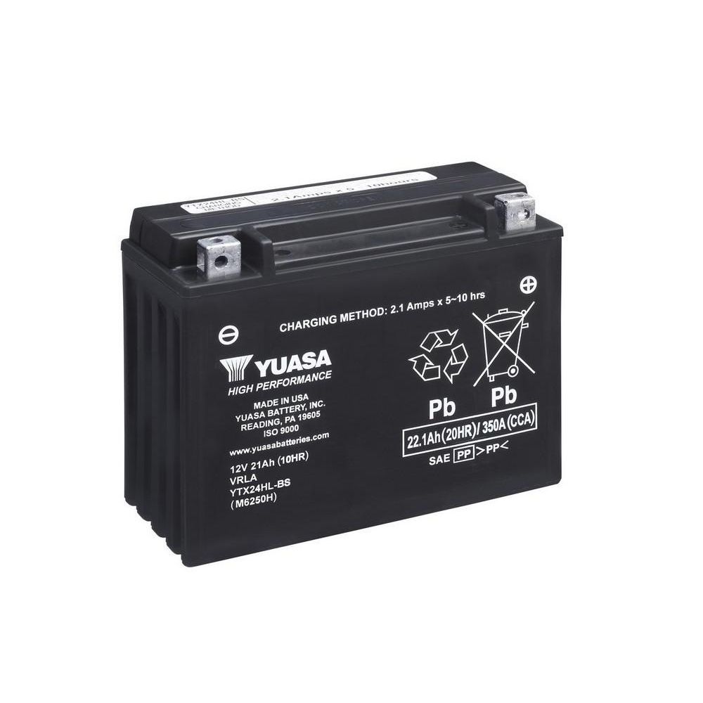 YUASA BATTERIA YTX24HL-BS 12 Volt 22.1 Ampere Senza manutenzione