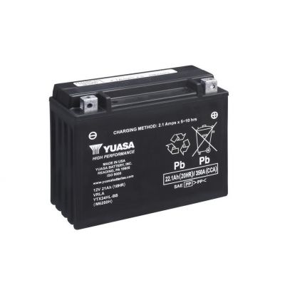 YUASA BATTERIA YTX24HL-BS 12 Volt 22.1 Ampere Senza manutenzione