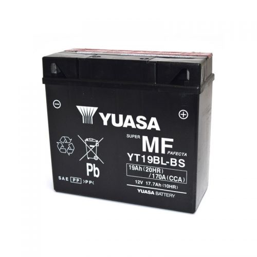 YUASA BATTERIA YT19BL-BS 12 Volt 19 Ampere Senza manutenzione