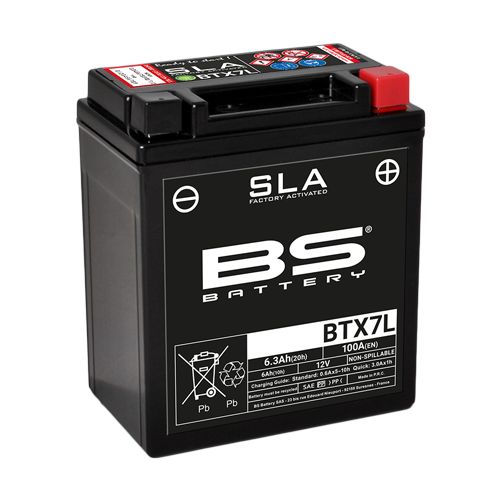 BS Battery Batteria SLA BTX7L