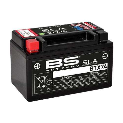 BS Battery Batteria SLA BTX7A
