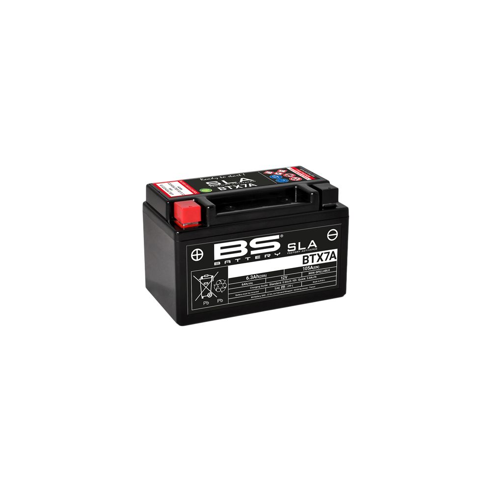 BS Battery Batteria SLA BTX7A