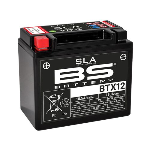 BS Battery Batteria SLA BTX12