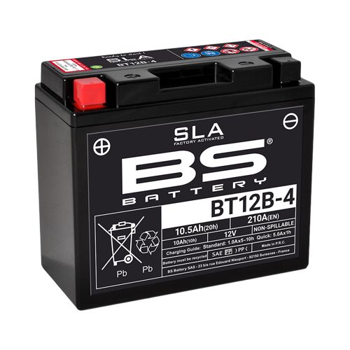 BS Battery Batteria SLA BT12B-4