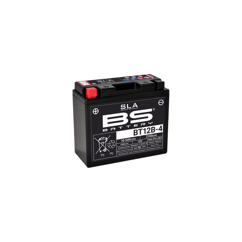 BS Battery Batteria SLA BT12B-4