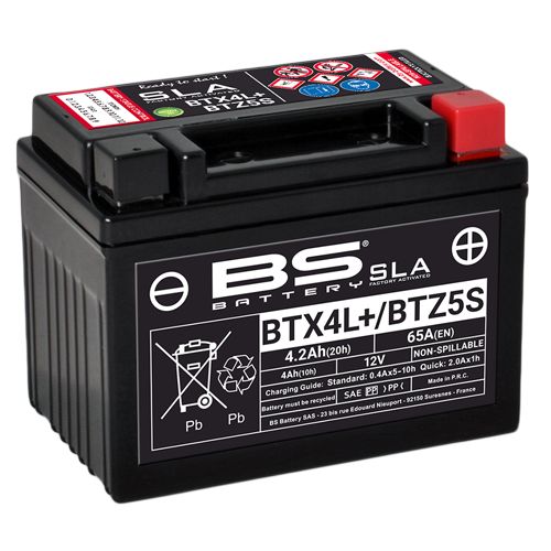 BS Battery Batteria SLA BTX4L+ / BTZ5S