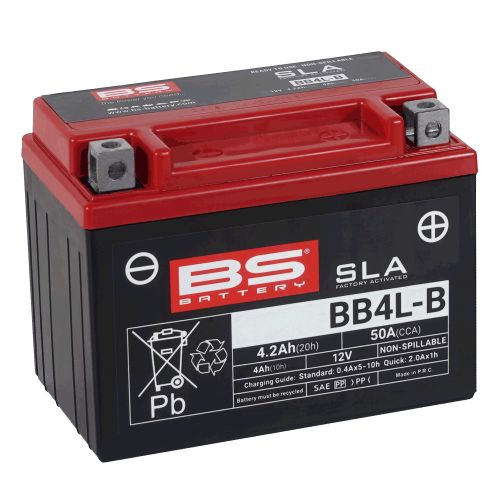 BS Battery Batteria SLA BB4L-B