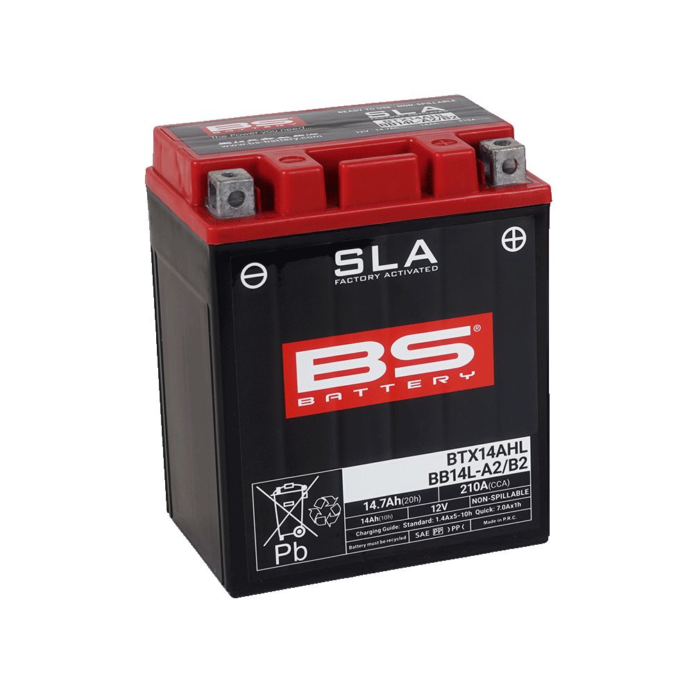 BS Battery Batteria SLA BTX14AHL / BB14L-A2/B2