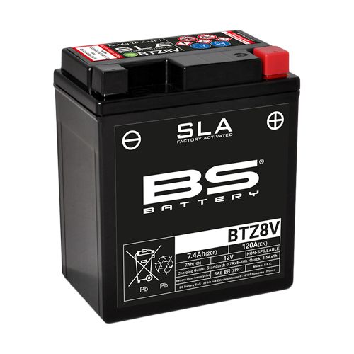BS Battery Batteria SLA BTZ8V