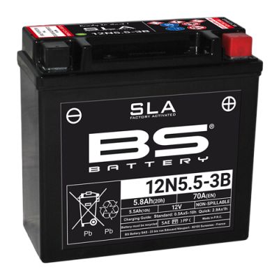 BS Battery Batteria SLA 12N5.5-3B