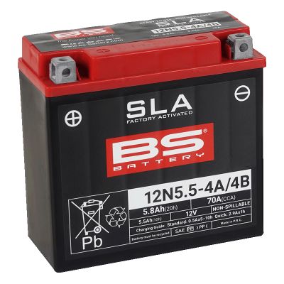 BS Battery Batteria SLA 12N5.5-4A/4B