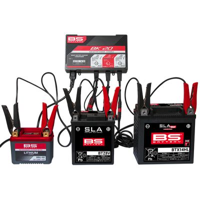 Carica batteria intelligente BS Battery BK 20 6V/12V 3x2A
