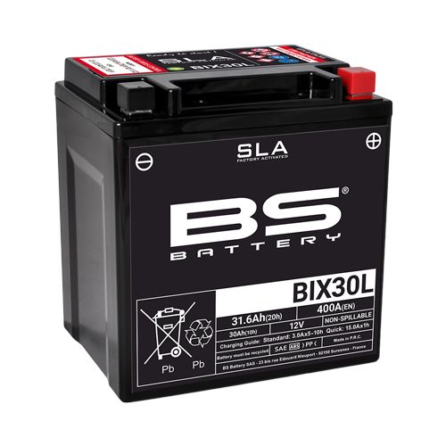 BS Battery Batteria SLA BIX30L