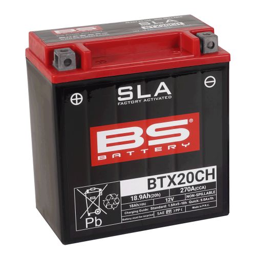 BS Battery Batteria SLA BTX20CH