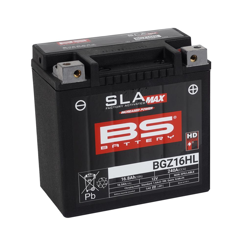 BS Battery Batteria SLA MAX BGZ16HL