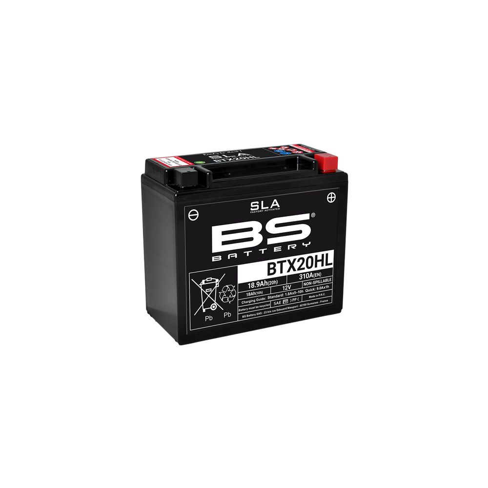 BS Battery Batteria SLA BTX20HL